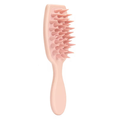 head scalp massager shampoo hair detangling brushes portable bath brush travel bath tool lotus color 10