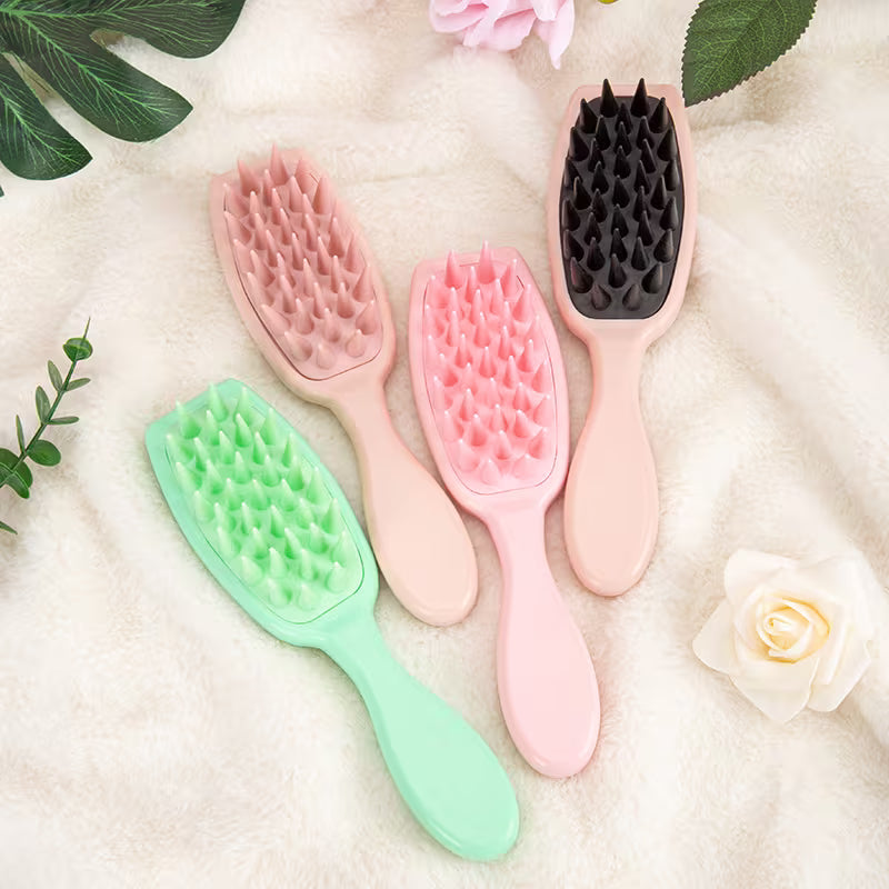 head scalp massager shampoo hair detangling brushes portable bath brush travel bath tool 2