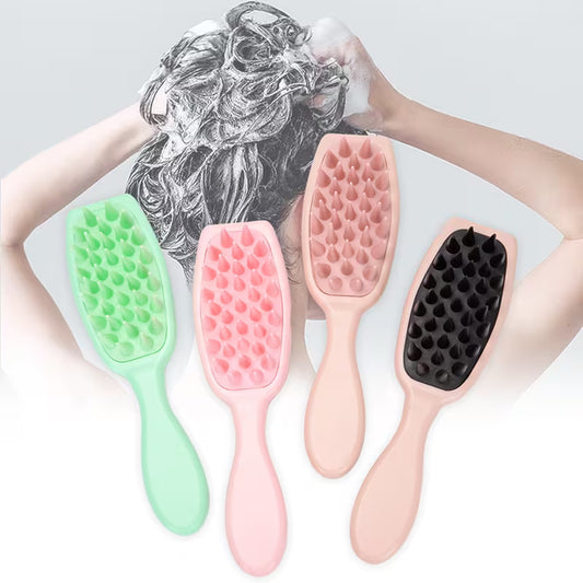 head scalp massager shampoo hair detangling brushes portable bath brush travel bath tool 5