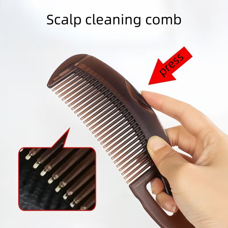 1pc of a comb designed for scalp cleansing and massage a portable hair styling tool suitable for all hair types Product details 2