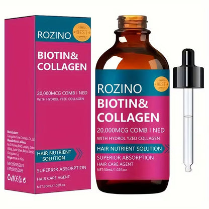 biotin collagen hair care essential oil moisturizes hair   it hydrated and smooth at all times bidding farewell to dry   and rough hair texture hair care suitable for all hair types 30ml -1