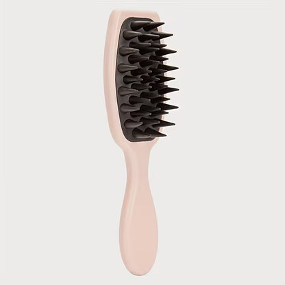 head scalp massager shampoo hair detangling brushes portable bath brush travel bath tool lotus root powder with black teeth 13