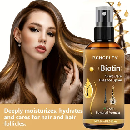 30ml biotin hair   with biotin ginger extract and grape seed oil moisturizing for dry damaged hair and scalp massage oil 5