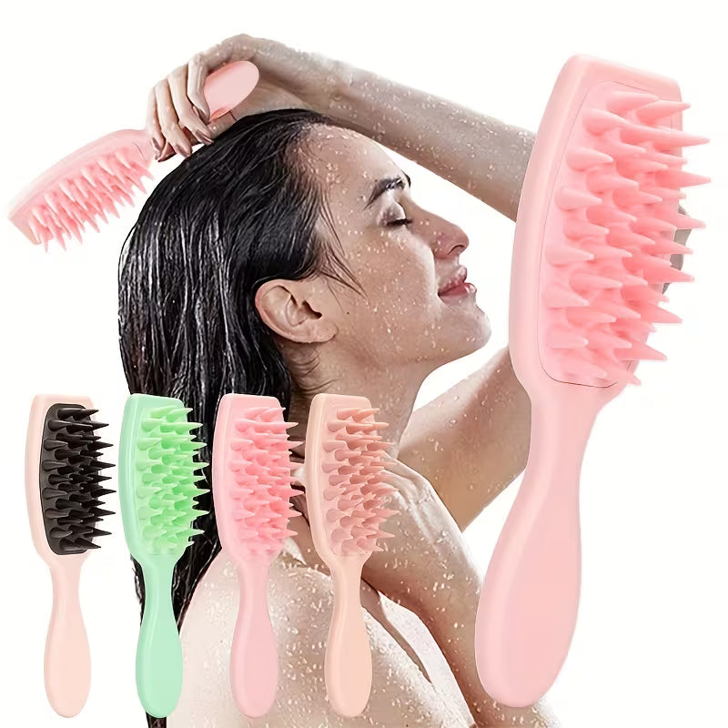 head scalp massager shampoo hair detangling brushes portable bath brush travel bath tool 0