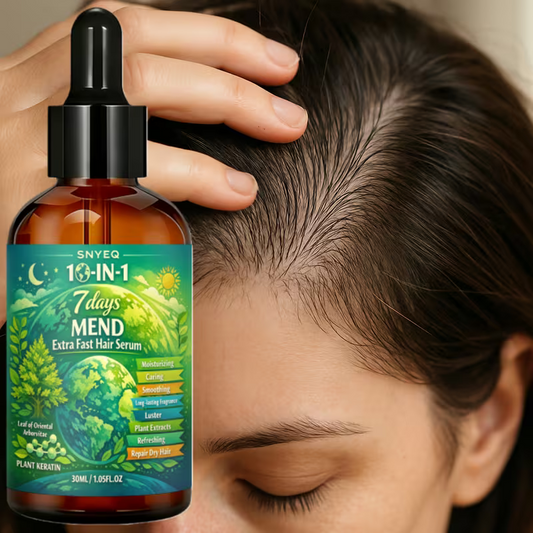 7 days extreme fast hair serum with rosemary biotin   for hair strengthen   scalp   dry damage works on all hair types winter care holiday gift 30ml all hair   -1