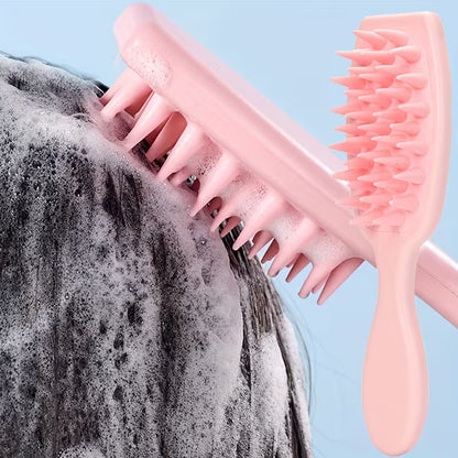head scalp massager shampoo hair detangling brushes portable bath brush travel bath tool 7