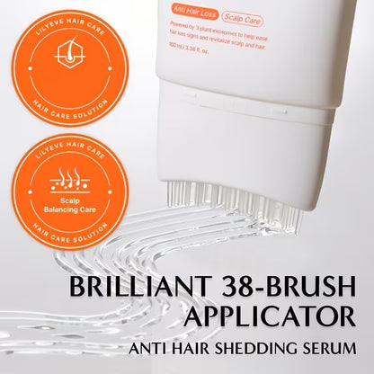 hair care essence liquid containing   exocrine complex built in accurate scalp massage brush no spice formula   designed for dry itchy and sensitive scalp   fine   plump   absorption dry and wet dual 2