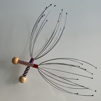 1pc octopus scalp massager octopus massage claw manual head massager head grabber 5