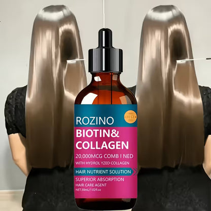 biotin collagen hair care essential oil moisturizes hair   it hydrated and smooth at all times bidding farewell to dry   and rough hair texture hair care suitable for all hair types 3