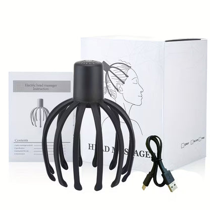 relieve tension stress with this electric head massager octopus scratcher   deep relaxation fatigue relief 7