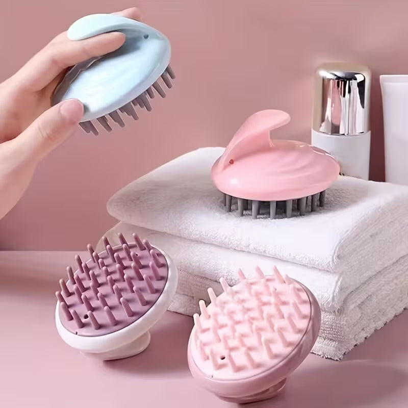 multifunctional shampoo massage comb hair brush hair scalp massager scalp brush for hair care scalp exfoliator   scrubber for   wet dry hair suitable for men women 4