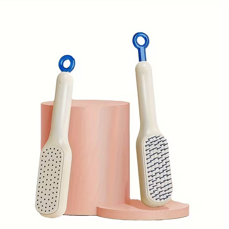 a retractable magic hairbrush   the scalp without damaging hair portable hair massage comb household anti static smoothing brush 9