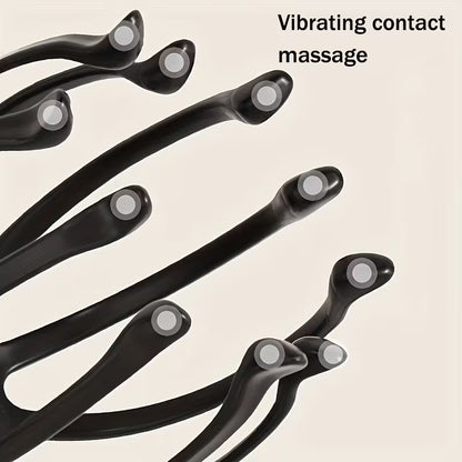 electric octopus claw scalp massager usb rechargeable   adjustable portable     for   massage experience ideal gift for   men and women 4