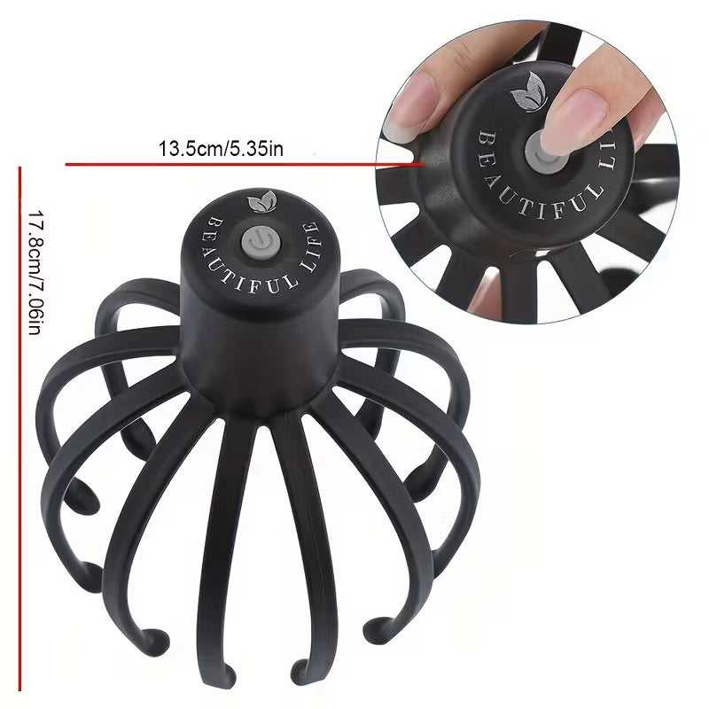 relieve tension stress with this electric head massager octopus scratcher   deep relaxation fatigue relief 2
