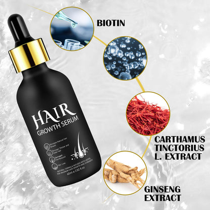 Hair Growth Oil and Derma Roller 0.25mm Scalp Kit