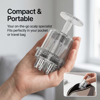 large capacity 20ml creamy scalp massage comb with graduated scale for precise dosing massages the scalp to   absorption   infusing hair   for   coverage scalp serum applicator 3