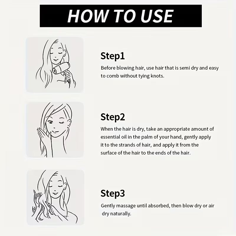hair fertilizer essential oil moisturizing   and smoothing best hair     results in 7 days contains acid and vitamin complex 5
