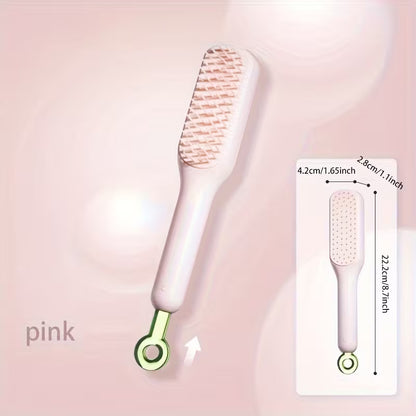 a retractable magic hairbrush   the scalp without damaging hair portable hair massage comb household anti static smoothing brush   -1