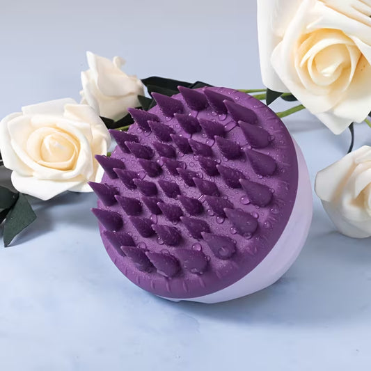 new   washing massage brush multifunctional scalp massage soft tooth comb household hair washing brush hair care tool   durable plastic bristles hair care accessory home   2