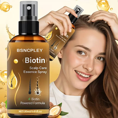 30ml biotin hair   with biotin ginger extract and grape seed oil moisturizing for dry damaged hair and scalp massage oil 4