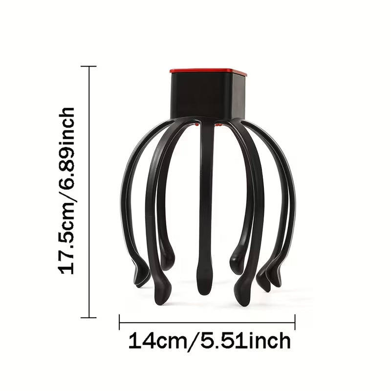 electric octopus claw scalp massager usb rechargeable   adjustable portable     for   massage experience ideal gift for   men and women 1