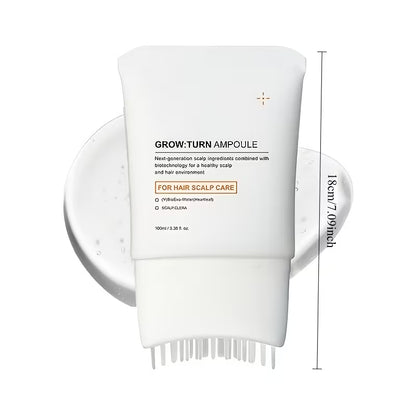 hair care essence liquid containing   exocrine complex built in accurate scalp massage brush no spice formula   designed for dry itchy and sensitive scalp   fine   plump   absorption dry and wet dual 3