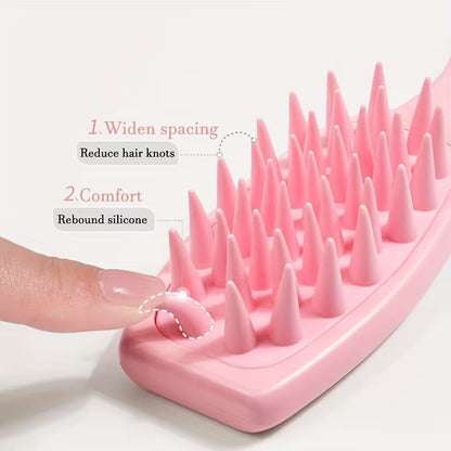 head scalp massager shampoo hair detangling brushes portable bath brush travel bath tool 4