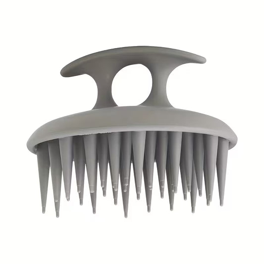 silicone scalp massage brush hair washing tool scalp cleaning comb   scratcher 8