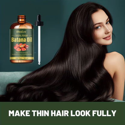 ibealee natural batana oil 50 ml cold pressed moisturizing scalp essential oil for hair eyelashes and eyebrows deep strengthens and repairs damaged dry frizzy hair suitable for all hair types 6