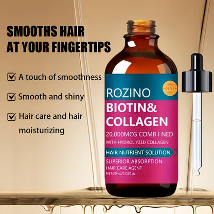 biotin collagen hair care essential oil moisturizes hair   it hydrated and smooth at all times bidding farewell to dry   and rough hair texture hair care suitable for all hair types 7