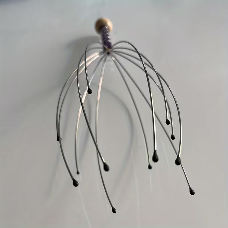 1pc octopus scalp massager octopus massage claw manual head massager head grabber 4