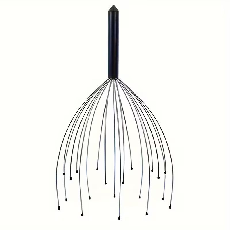1pc 20 finger   massager handheld scalp   for deep relaxation stress family grade head massage tool for men and women scalp massager 1pc -1